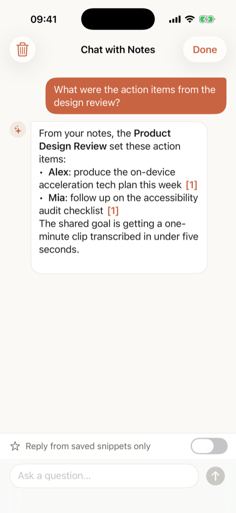 Chat with your notes